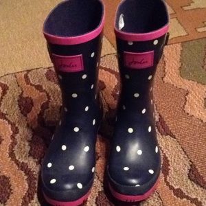 Joules rain boots size 6